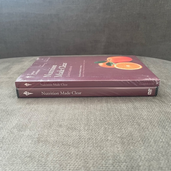Great Courses Nutrition Made Clear Prof Anding DVD +‎ Guidebook New SEALED - Picture 3 of 3